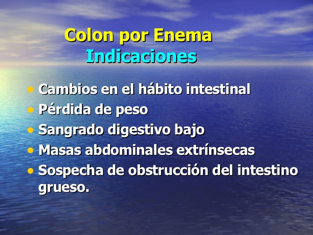 20 Colon Por Enema