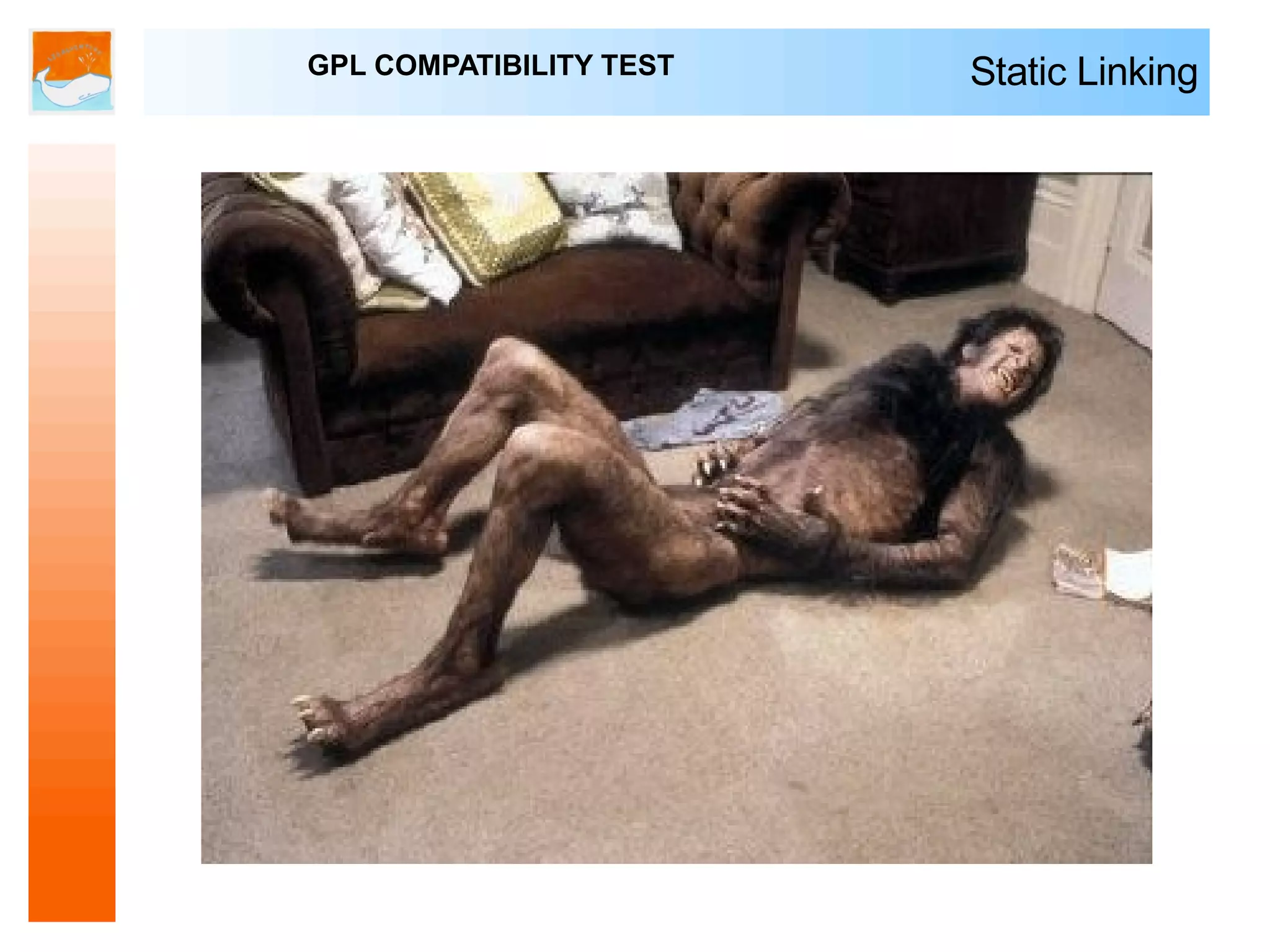 GPL COMPATIBILITY TEST   Static Linking
 