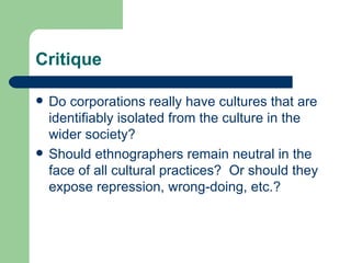 cultural approach to organizations definition
