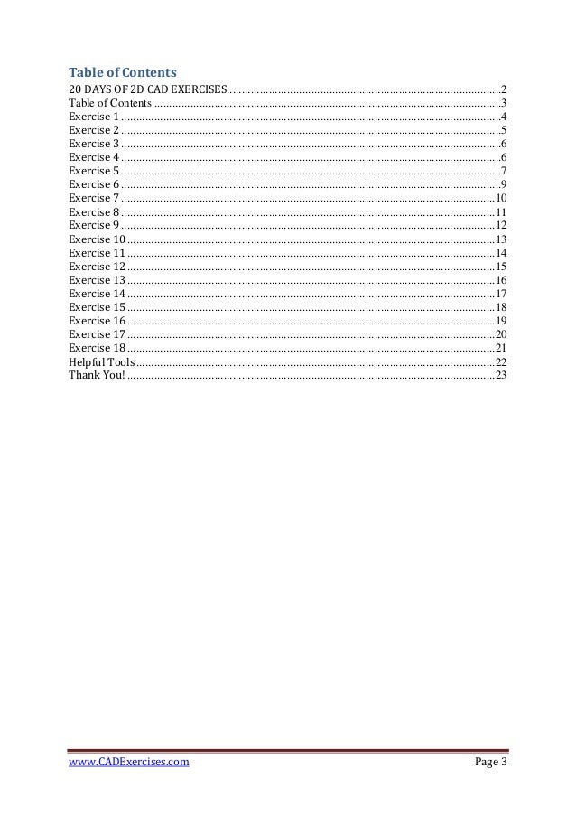 Practice 2d cad drawings pdf