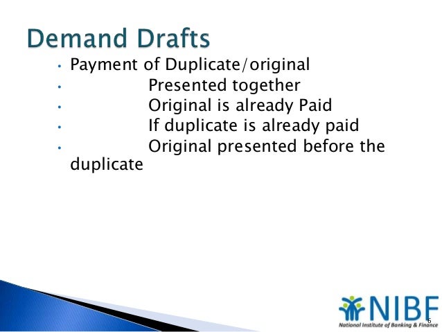 demand-draft