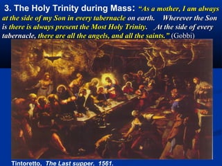 The Eucharist is the same
 sacrifice as on the Cross
 