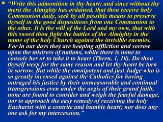 United with the
Holy Trinity
 