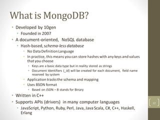 Baisc introduction of mongodb for beginn | PDF