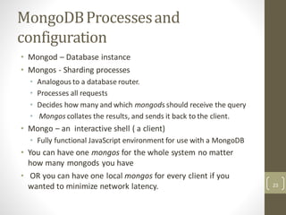 Mongos Router Baisc introduction of mongodb for beginn | PDF