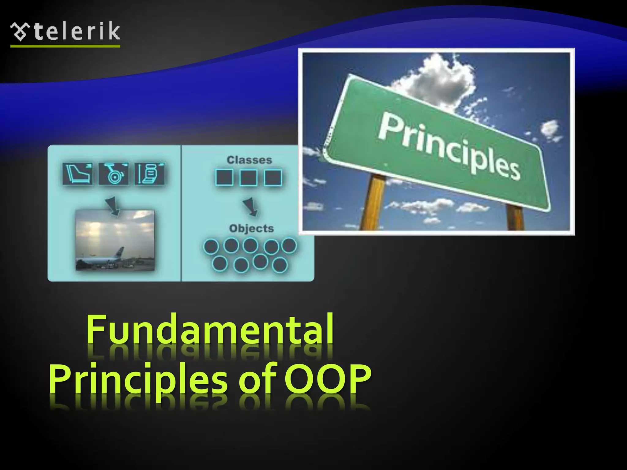 Fundamental 
Principles of OOP 
 
