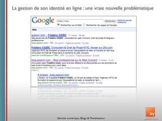 Conférence ISEG : Identité  numérique,  Blogs  &  Monétisation