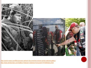 http://yukon-news.com/life/yukoners-vietnam-documentary-shown-at-the-national-gallery/
http://www.windsorstar.com/Gallery+Vietnam+veterans+honoured/1741939/story.html
 