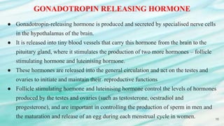 Hormonal Control of Reproductive Process in Females | PPTX