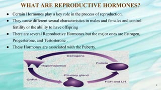 Hormonal Control of Reproductive Process in Females | PPTX
