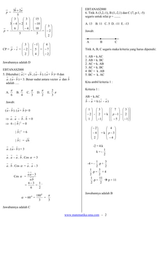 20 Soal Soal Vektor