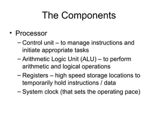 20 the components of the system unit | PPT