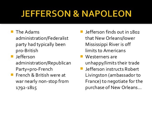 Jefferson & the Louisiana Purchase