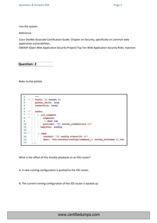 Devnet Study Guide Pdf Pass the Cisco 200-901 DevNet Exam in 2025 with Confidence | PDF