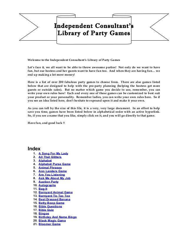 200 party games