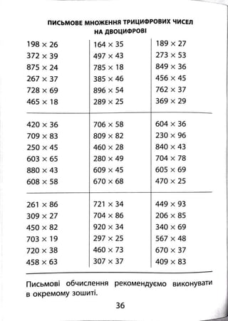 2000 вправ та завдань з математики 4 клас
