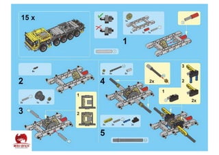 Manual Instruction for LEPIN 20004 MOBILE CRANE MK II - Compatible LEGO 42009 | Lepin Technic