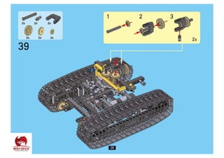 Fantasi Kommerciel Forsendelse Manual Instruction for LEPIN 20007 MOTORIZED EXCAVATOR - Compatible with LEGO  8043 | Lepin Technic