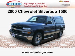 www.wheelergm.com 2000 Chevrolet Silverado 1500 