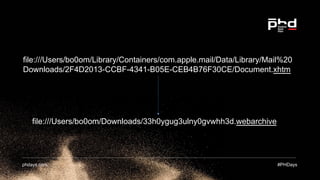 phdays.com #PHDays
file:///Users/bo0om/Library/Containers/com.apple.mail/Data/Library/Mail%20
Downloads/2F4D2013-CCBF-4341-B05E-CEB4B76F30CE/Document.xhtm
file:///Users/bo0om/Downloads/33h0ygug3ulny0gvwhh3d.webarchive
 