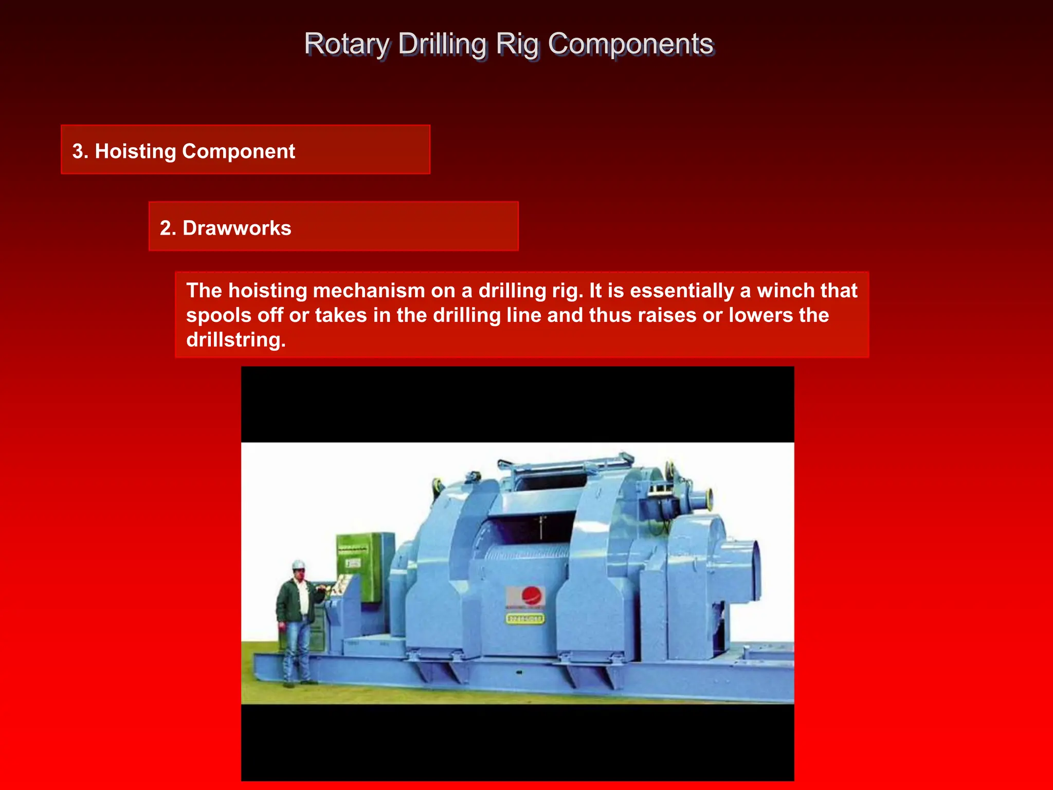 Driiling Rig Components 2000 Drilling Rig Operations & A to Z Rotary Drilling Rig Components.ppt