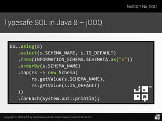 2000 lines of java or 50 lines of sql the choice is yours - Lukas Eder ...