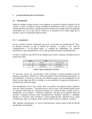 /D SRVLELOLGDG GH TXH XQ XVXDULR R SURJUDPD GH OD PiTXLQD SXHGD LQLFLDU SURFHVRV HV OD
SULPHUD SXHUWD HQ OD TXH XQ LQWUXVR HQ FXDOTXLHUD GH VXV PRGDOLGDGHV KDFNHU YLUXV
JXVDQRWURDQRHWF 