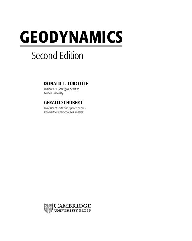 turcotte and schubert geodynamics solutions turcotte and schubert geodynamics solutions