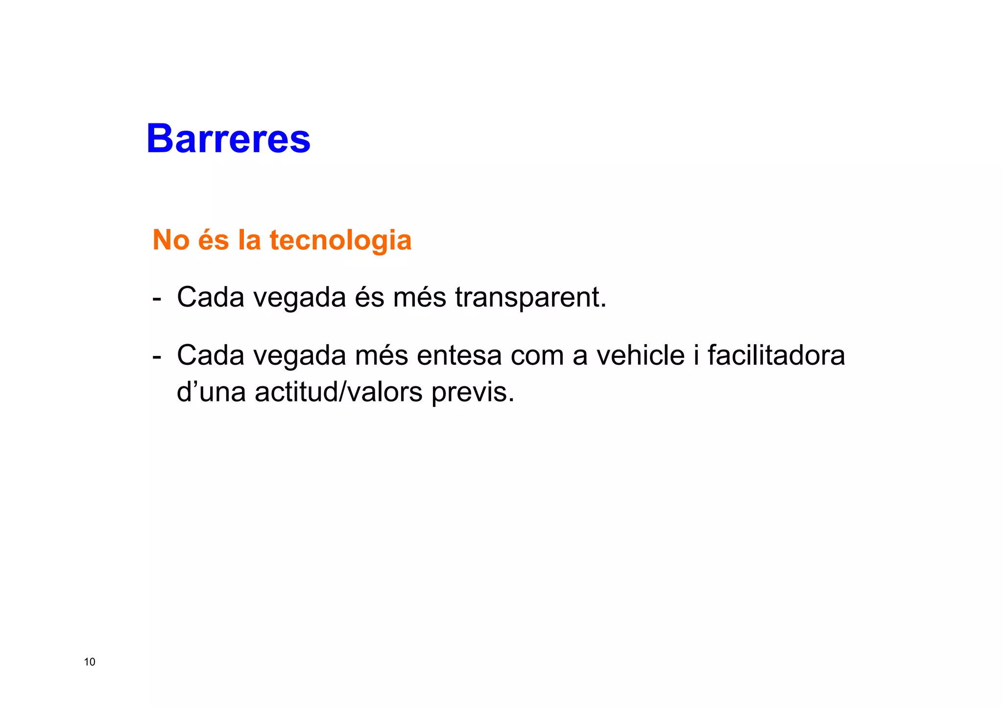 Taller per aprendre a posar en marxa CoP. Jesús Martínez