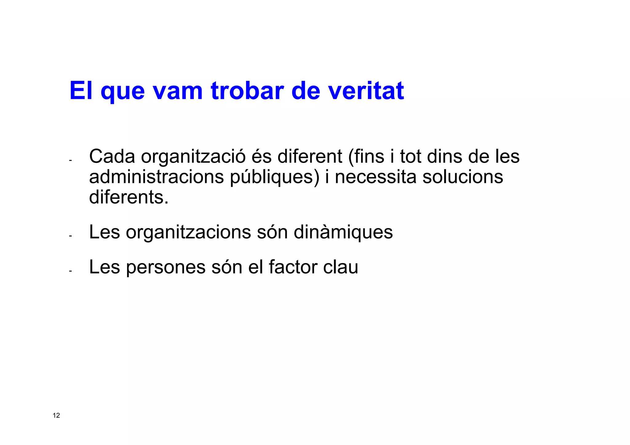 Taller per aprendre a posar en marxa CoP. Jesús Martínez