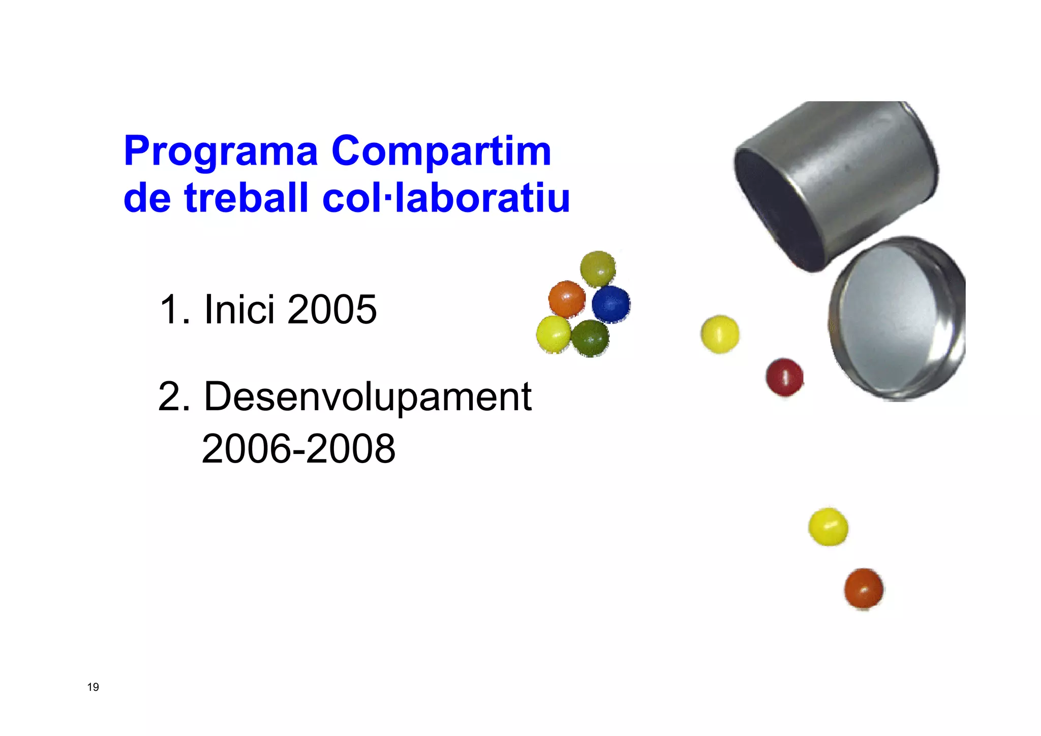 Taller per aprendre a posar en marxa CoP. Jesús Martínez