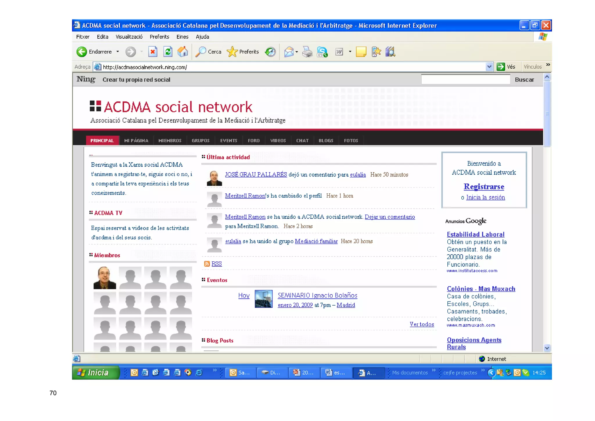 Taller per aprendre a posar en marxa CoP. Jesús Martínez