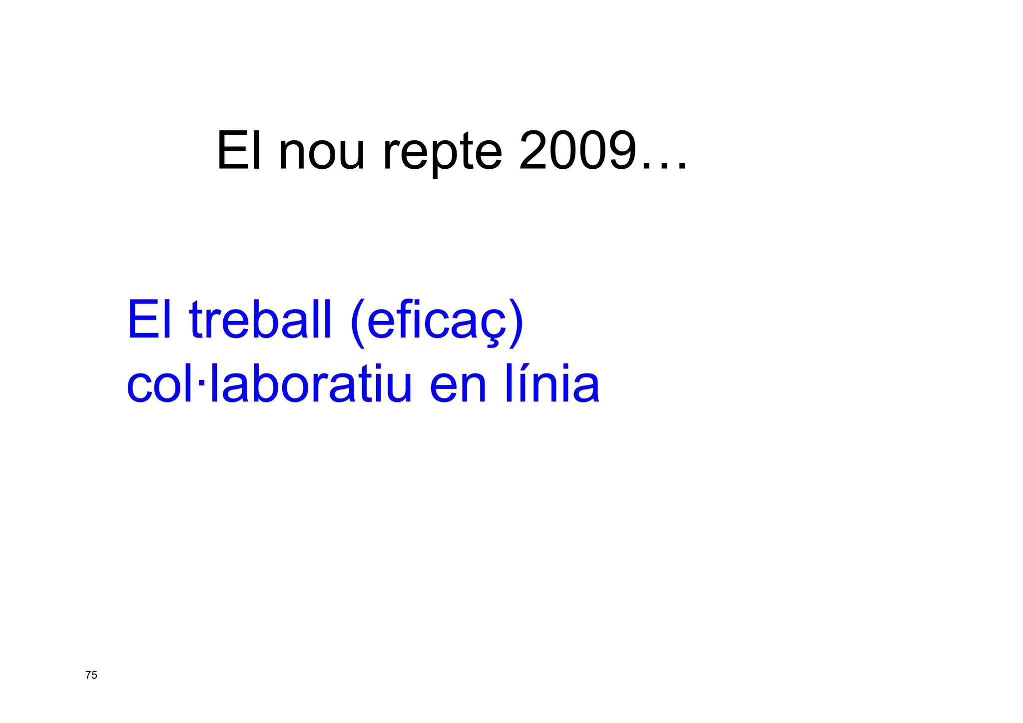 Taller per aprendre a posar en marxa CoP. Jesús Martínez