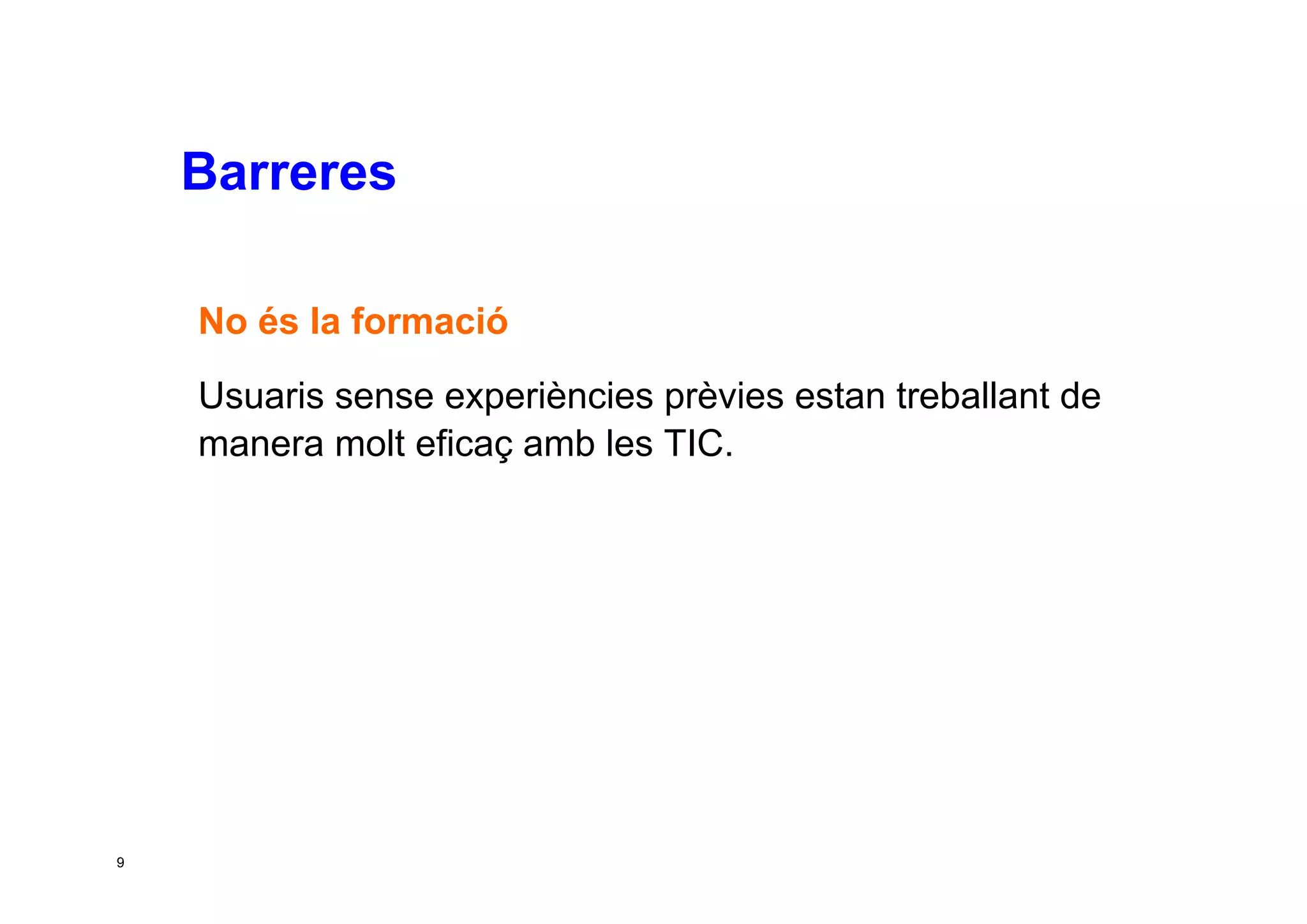 Taller per aprendre a posar en marxa CoP. Jesús Martínez