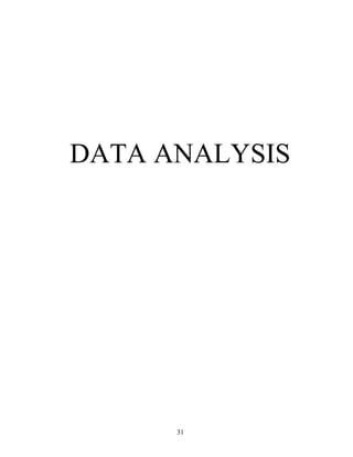 DATA ANALYSIS




      31
 