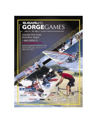 2001 Gorge Games poster