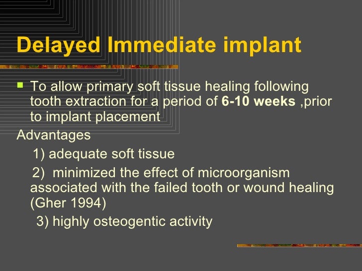 2001 immediate implant
