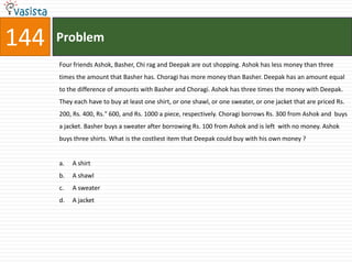 DIRECTIONS for questions 135-136 :Answer the following questions based on the information given belowElle is three times older than Yogis. Sheer is half the age of Wahid. Yogis is older than Sheer.