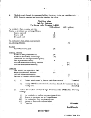 Unit 1 CAPE Management Of Business Paper 2 - 2002 - 2011 Past Papers | PDF