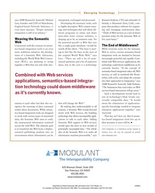 Unlocking Enterprise Value with Semantics-Based Integration and the ...