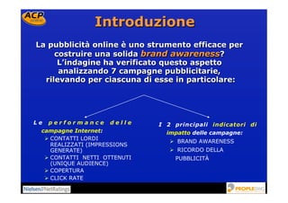 2002 - Efficacia della Pubblicità On Line - Banner & Brand Awareness