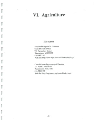 2002 Carroll County Maryland Facts Book