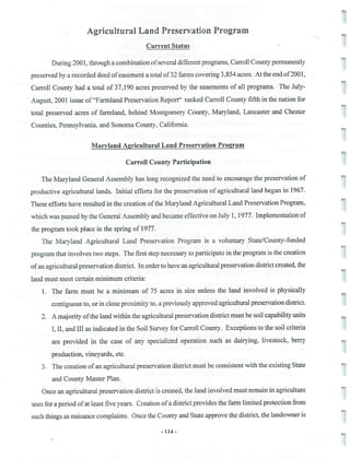 2002 Carroll County Maryland Facts Book