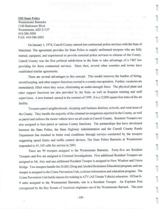 2002 Carroll County Maryland Facts Book