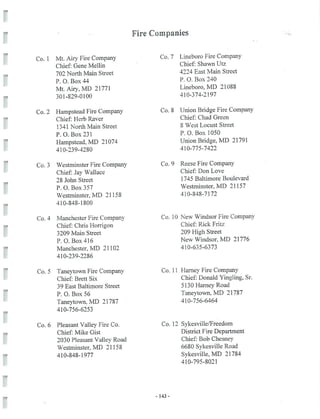 2002 Carroll County Maryland Facts Book