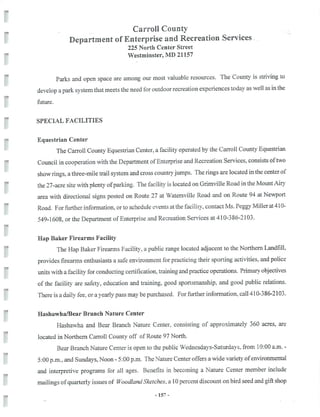 2002 Carroll County Maryland Facts Book