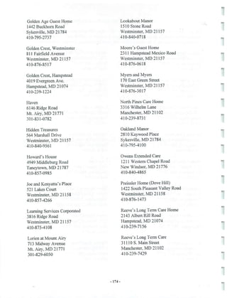 2002 Carroll County Maryland Facts Book