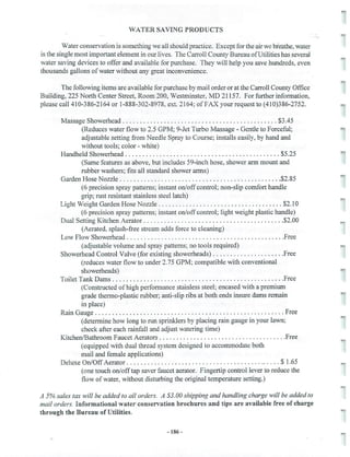 2002 Carroll County Maryland Facts Book