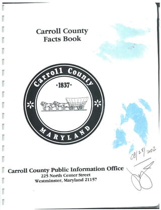 2002 Carroll County Maryland Facts Book