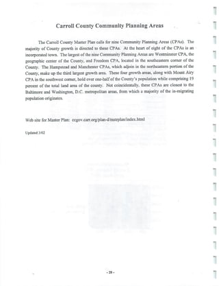 2002 Carroll County Maryland Facts Book